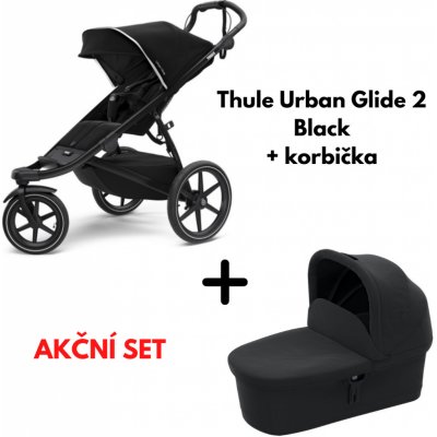 Thule Urban Glide 2 Black on Black 2021 + korbička – Zbozi.Blesk.cz