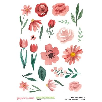 PAPERO AMO ♥ Samolepky - Doma / ČERVENÁ ZAHRADA – Hledejceny.cz