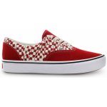 Vans boty ComfyCush Era Tear Check/Racing Red/True white – Zboží Mobilmania