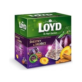 Loyd pyramida Švestka a skořice 20 x 2 g