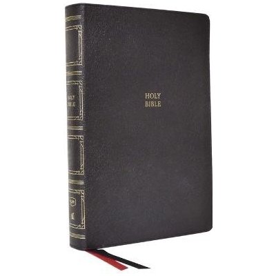 Kjv, Paragraph-Style Large Print Thinline Bible, Genuine Leather, Black, Red Letter, Comfort Print: Holy Bible, King James Version Thomas NelsonLeather – Zboží Mobilmania