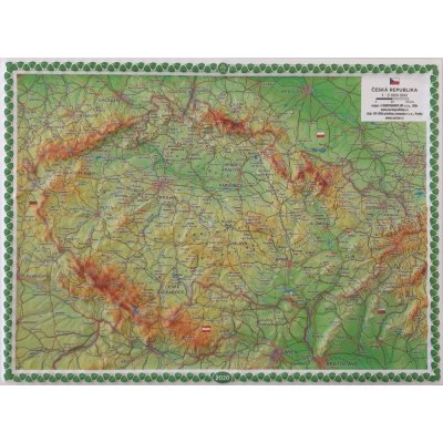 Kartografie HP ČR plastická mapa 27x20 cm – Zbozi.Blesk.cz