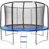 Trampolíny Fitness King DELUXE 366 cm + ochranná síť + žebřík