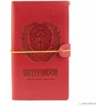 CurePink Cestovní a pracovní poznámkový blok Harry Potter Nebelvír 12 x 19,5 cm CTBV017 – Zboží Dáma