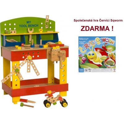 Bigjigs Dřevěný ponk pracovní stůl Toys – Zboží Mobilmania