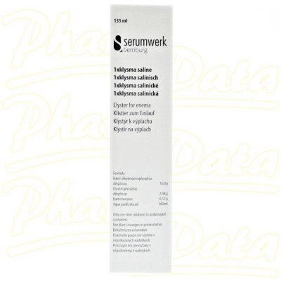 Klistýr Klysma salinické 135ml – Zboží Dáma