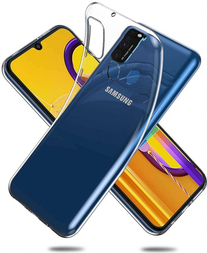 Pouzdro Swissten clear jelly Samsung M215 Galaxy M21 čiré