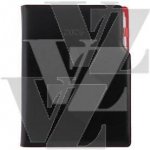 GEP A5 Týdenní 2026 černý s červeným vnitřkem – Zboží Dáma