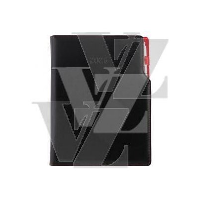 GEP A5 Týdenní 2026 černý s červeným vnitřkem – Zboží Dáma