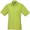 Pánská Košile Premier Workwear pánská košile s krátkým rukávem PR202 lime