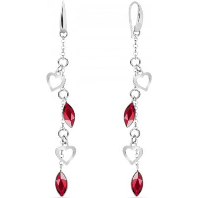 Spark červené se Swarovski Elements Euphoria KWROLO22014SC Scarlet – Hledejceny.cz