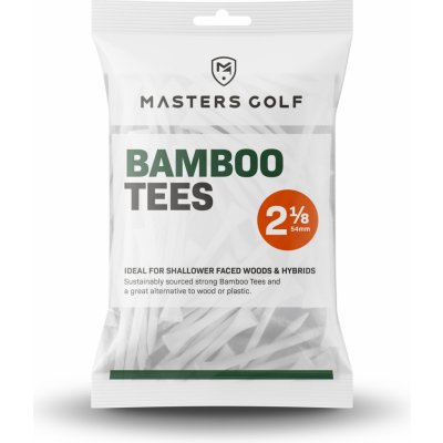 Masters Golf Bamboo Tees 2 1/8 25ks bílá – Zboží Mobilmania
