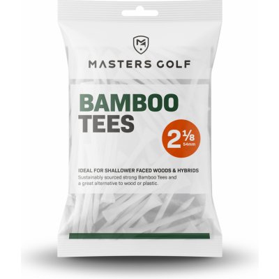 Masters Golf Bamboo Tees 2 1/8 25ks bílá – Hledejceny.cz