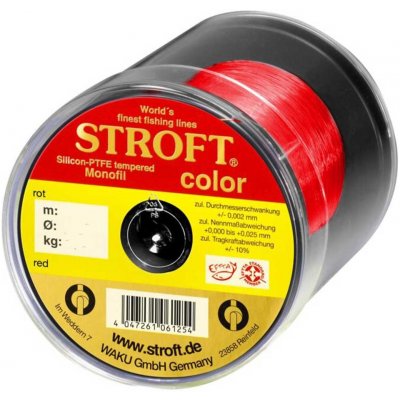 STROFT Color Red 1000m 0,30mm 7,6kg – Zboží Mobilmania