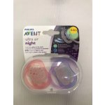 Avent Philips šidítko ultra air 376/12 Nighttime girl BPA free 2Pack – Sleviste.cz