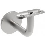 Hahn Steel Nerezový držák madla (pr. 42.4 mm) pro montáž na zeď, AISI 316 - brus – Zboží Mobilmania