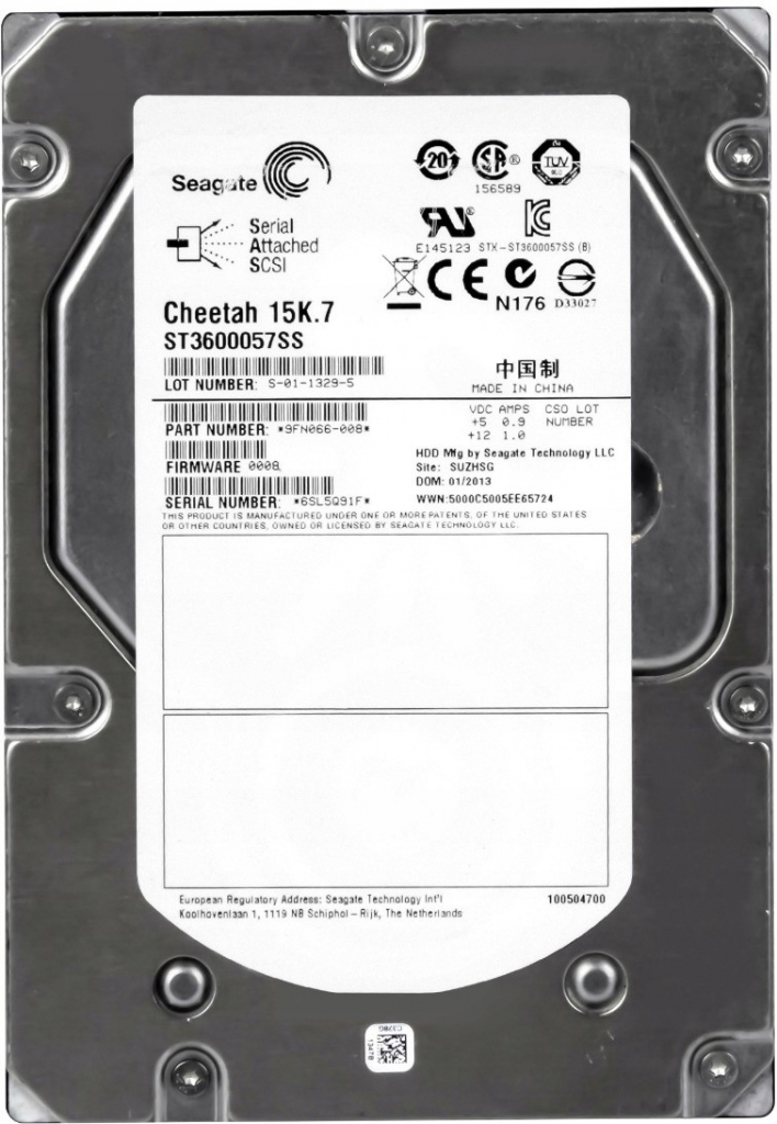 Seagate Cheetah 15K.7 600GB, 3,5\