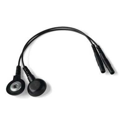 Mystim Adapter Wire 4mm Male Press Button to 2mm Junction Female 2 pcs – Zboží Dáma