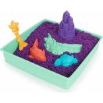 Spin Master Kinetic sand Fialový 450g tekutý písek s podložkou a nástroji – Zbozi.Blesk.cz