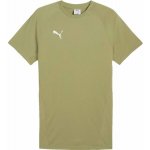 Puma Teamevostripe Tee pánské triko khaki – Hledejceny.cz
