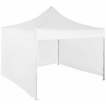 Expodum Nůžkový stan 3x3m hliníkový Bílá 3 boční plachty – Zboží Dáma