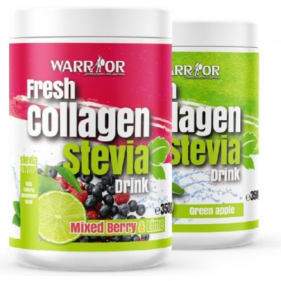 Warrior Fresh Collagen Stevia Drink Mixed Berry and Lime 350 g – Zbozi.Blesk.cz