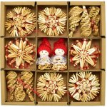 DOMMIO Slaměné vánoční ozdoby 36 ozdob – Hledejceny.cz