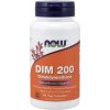 Doplněk stravy NOW Foods DIM 200 Diindolylmethane 90 rostlinných kapslí