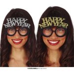 Guirca Silvestrovské brýle Happy New Year Stříbrné – Zboží Dáma
