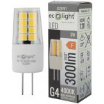 ECOLIGHT LED žárovka G4 - 3W - 300 lm - 12V - neutrální bílá EC20761 – Hledejceny.cz