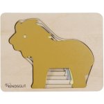 Kindsgut dřevěné puzzle lev – Zbozi.Blesk.cz