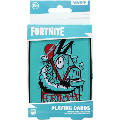 Hrací karty Fortnite v plechovce – Zboží Mobilmania