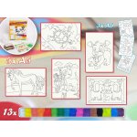 Radost v písku Sada střední PRO HOLKY 6 Barevné pískování obrázků – Zboží Dáma