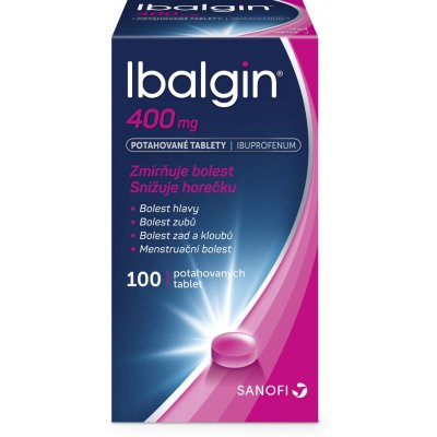 Ibalgin 400 tbl.obd. 100 x 400 mg – Zboží Dáma