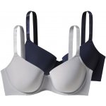 esmara podprsenka 2 kusy navy modrá / šedá – Zboží Dáma