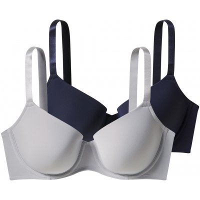 esmara podprsenka 2 kusy navy modrá / šedá – Zboží Dáma