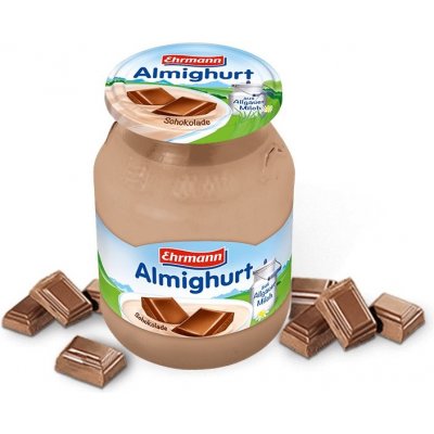 Ehrmann Almighurt čokoládový jogurt 500 g – Zboží Mobilmania