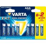 Varta High Energy AAA 8ks VARTA-4903SO – Hledejceny.cz