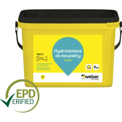 Weber Akryzol - hydroizolační hmota balení 15 kg 1 ks – Zboží Mobilmania