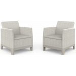 Keter SCANDI FORMA DUO SET pebble grey / soft beige – Hledejceny.cz