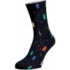 Walkee barevné ponožky Night Sky Černá