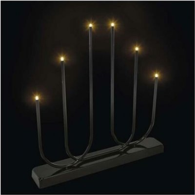 Emos LED svícen kovový bílý DCAW07 – Sleviste.cz