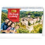Stolní S dětmi na hrady a zámky 23,1 × 14,5 cm 2025 – Sleviste.cz