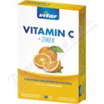 Vitar Revital Vitamin C+zinek 30 tablet – Hledejceny.cz
