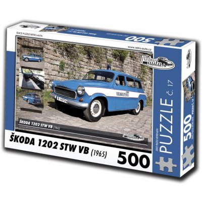 Retro-Auta Škoda 1202 STW VB 1965 500 dílků – Zboží Mobilmania