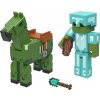 Figurka Mattel Minecraft Figure 2pack Zombie in diamond armor and zombie horse