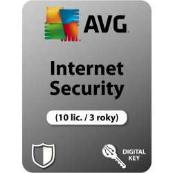 AVG Internet Security 10 lic. 3 roky SN elektronicky (ISCEN36EXXS010)