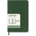 Moleskine A6 týdenní 2026 zelený – Zboží Živě