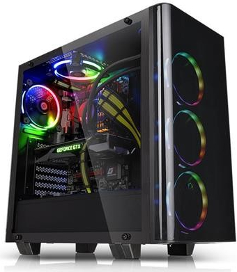 Thermaltake View 21 Tempered Glass Edition CA-1I3-00M1WN-00