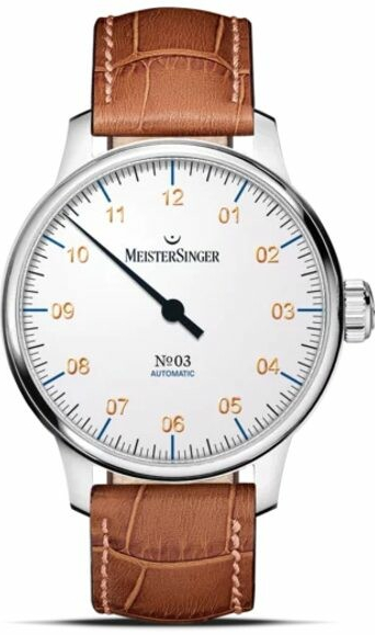 MeisterSinger AM901G Světle hnědý kožený řemínek